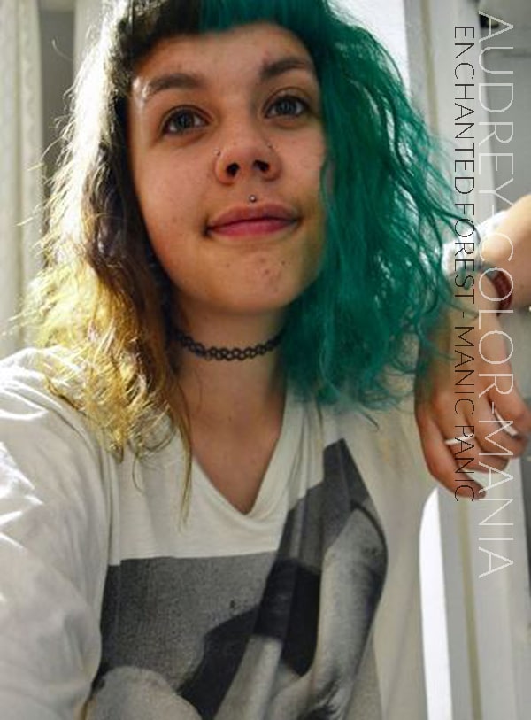 Merci Audrey ! :) - Coloration Cheveux Enchanted Forest - Manic Panic