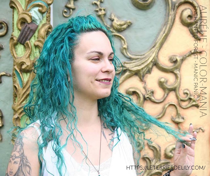 Gracias Aurélie! :) - Coloración Cabello Verde Enchanted Forest - Manic Panic | Color-Mania