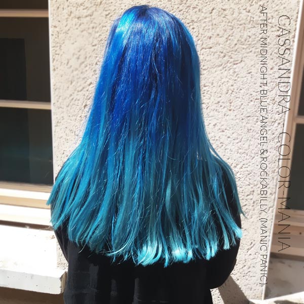 Merci Cassandra :) Coloration Cheveux Bleu Ciel Blue Angel - Manic Panic | Color-Mania