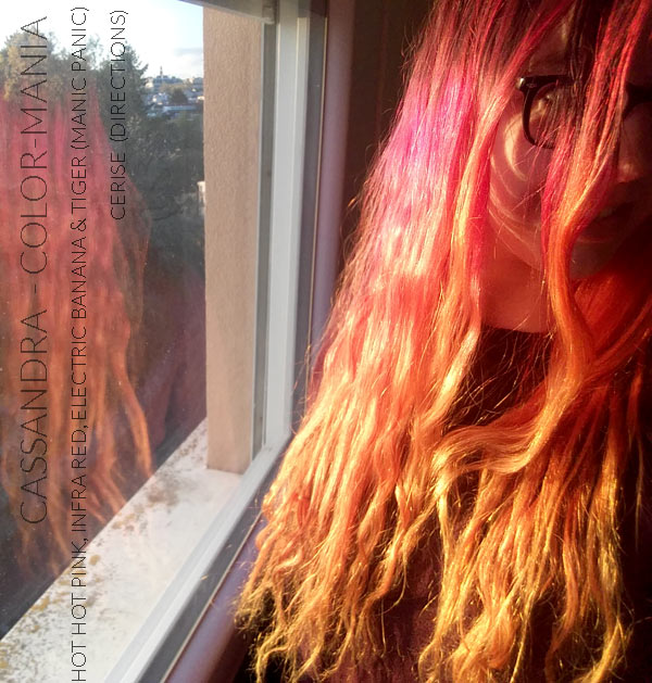 Merci Cassandra :) Coloration Cheveux Rose Hot Hot Pink UV - Manic Panic | Color-Mania