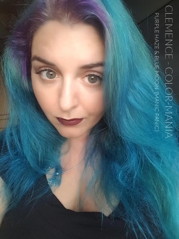 Merci Clemence :) Coloration Cheveux Bleu Blue Moon - Manic Panic | Color-Mania