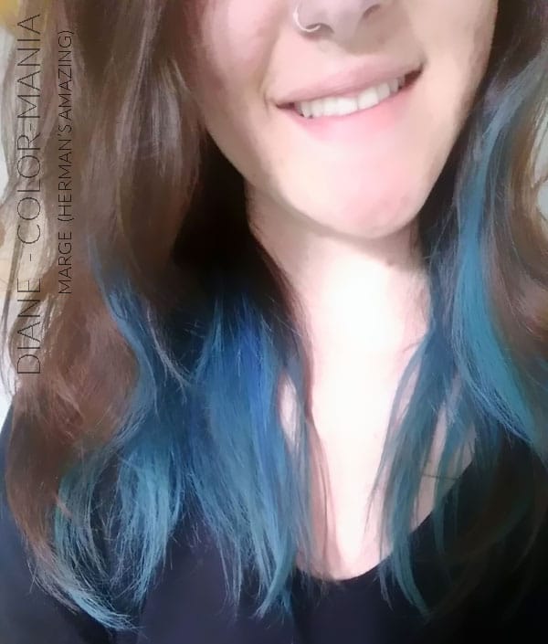Merci Diane :) Coloration Cheveux Bleu Marge Blue - Herman's Amazing | Color-Mania