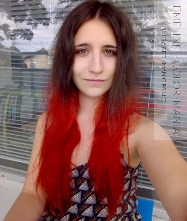 Merci Emeline :) Coloration Cheveux Infra Rouge Red - Manic Panic | Color-Mania