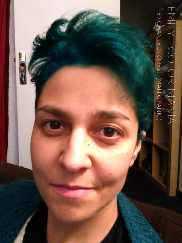 Merci Emily :) Coloration Cheveux Vert Enchanted Forest - Manic Panic | Color-Mania