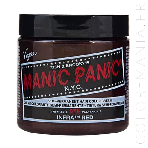 Coloration Cheveux Infra Rouge - Manic Panic | Color-Mania