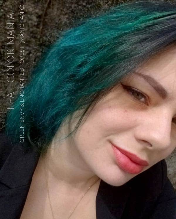 Merci Léa :) Coloration Cheveux Vert Enchanted Forest - Manic Panic | Color-Mania