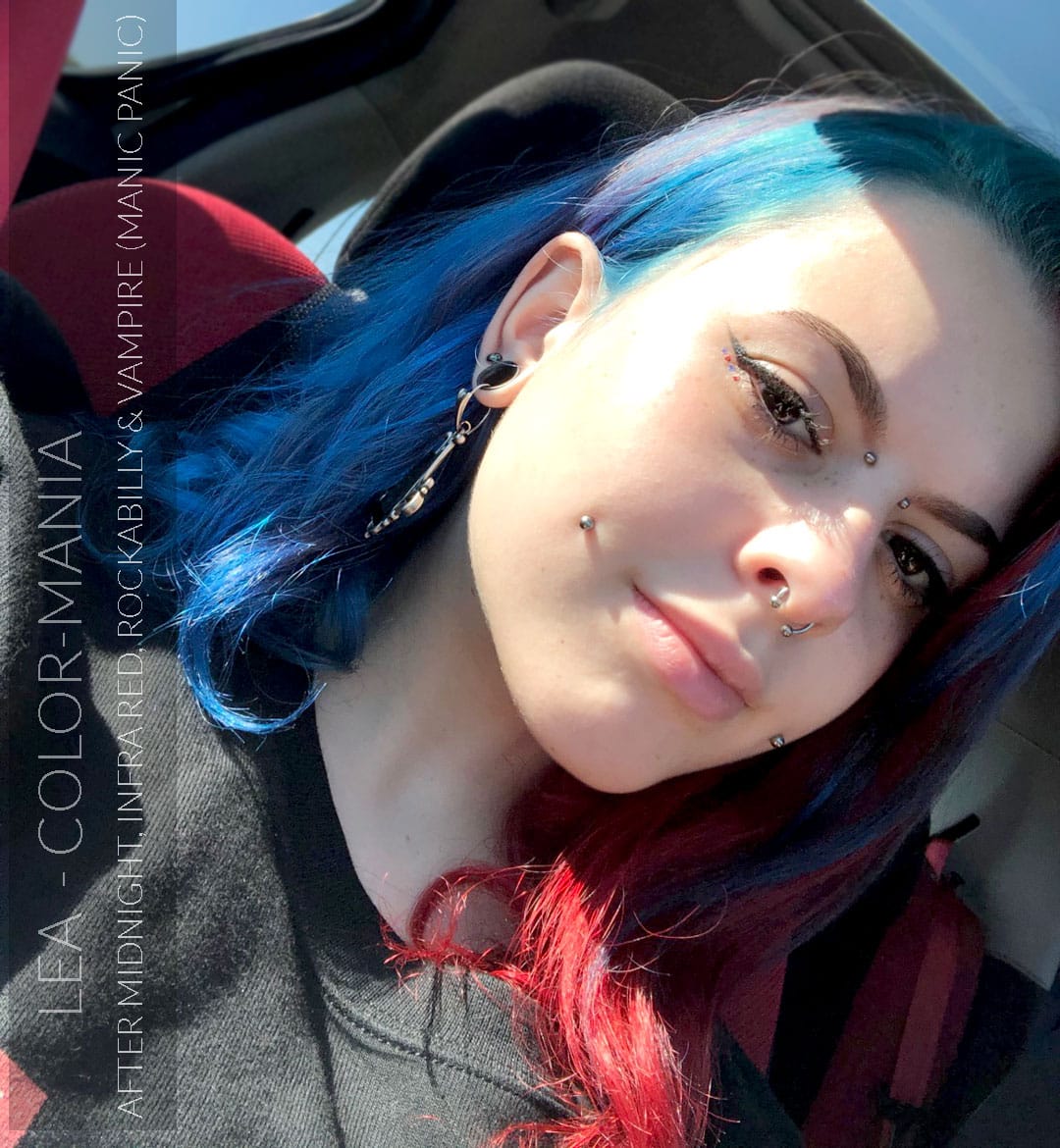 Merci Lea :) Coloration Cheveux Infra Rouge Red - Manic Panic | Color-Mania