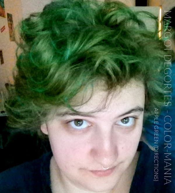 Merci Margot Degortes :) Coloration Cheveux Vert Pomme – Directions | Color-Mania