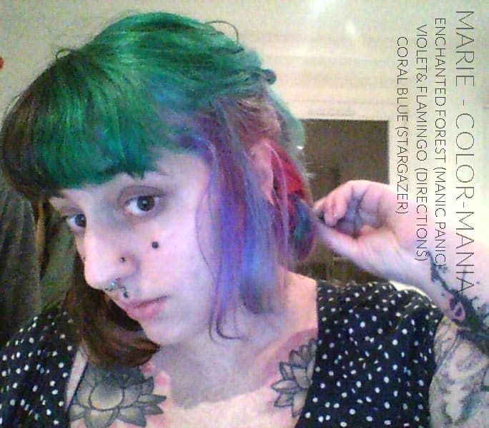 Merci Marie :) Coloration Cheveux Bleu Lagon – Stargazer | Color-Mania