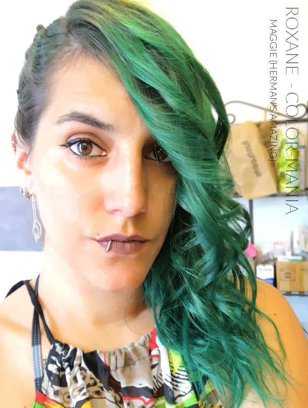 Merci Roxane :) Coloration Cheveux Vert Foncé Maggie - Herman's Amazing | Color-Mania