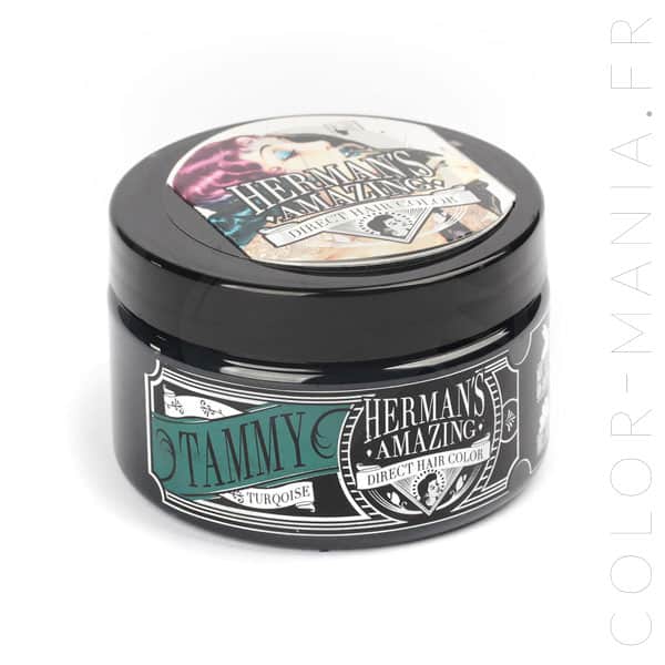 Coloration Cheveux Bleu-Vert Tammy Turquoise - Herman's Amazing | Color-Mania