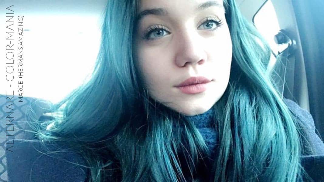 Merci Aeternare :) Coloration Cheveux Bleu Marge Blue - Herman's Amazing | Color-Mania