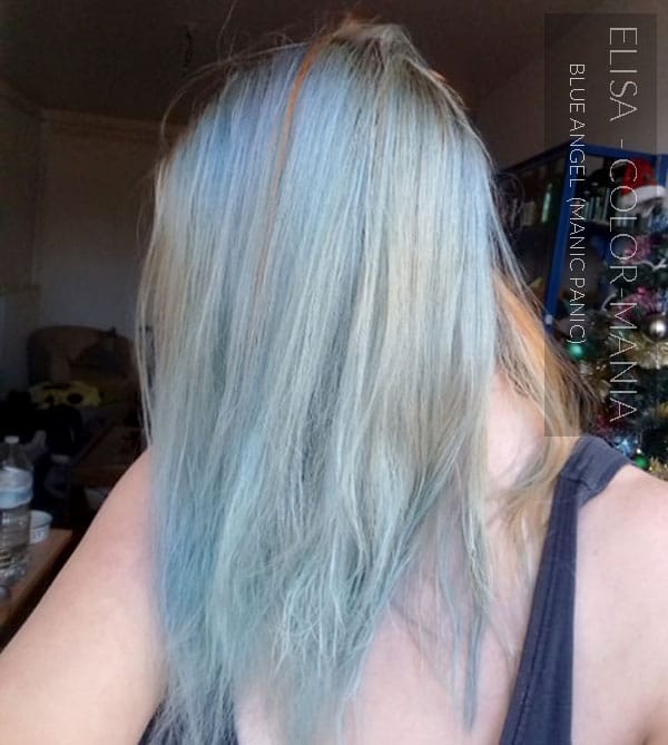 Merci Elisa :) Coloration Cheveux Bleu Ciel Blue Angel - Manic Panic | Color-Mania