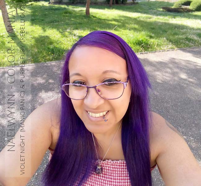 Merci Naelwynn :) Coloration Cheveux Violet Purple Fury - Rebellious | Color-Mania