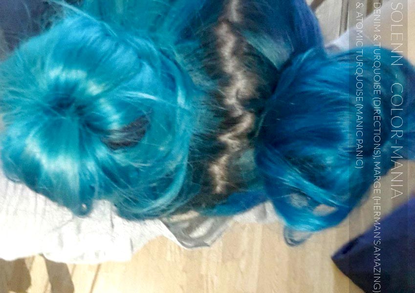 Merci Solenn :) Coloration Cheveux Turquoise - Directions | Color-Mania