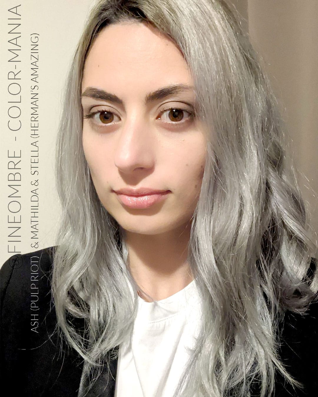 Merci @fineombre :) Coloration Cheveux Gris Granny Mathilda Grey - Herman's Amazing | Color-Mania