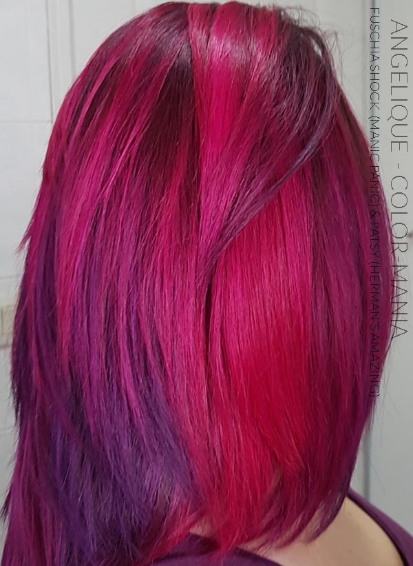 Merci Angélique :) Coloration Cheveux Rose Fuschia Shock - Manic Panic | Color-Mania