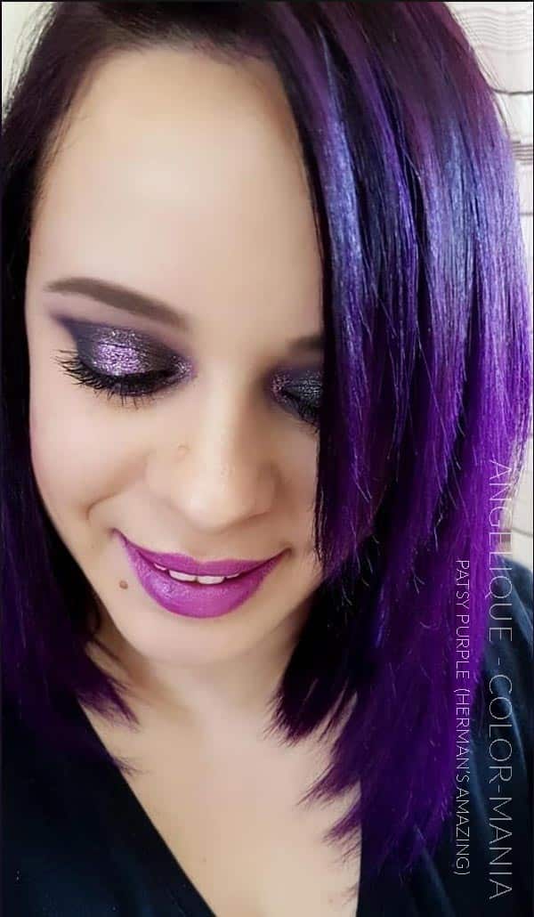 Merci Angelique :) Coloration Cheveux Violet Patsy Purple - Herman's Amazing | Color-Mania