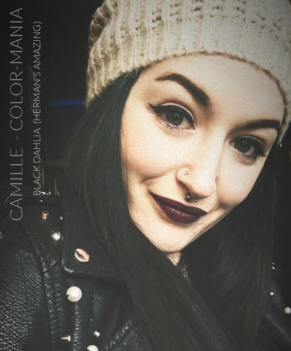 Merci Camille :) Coloration Cheveux Noir Black Dahlia - Herman's Amazing | Color-Mania