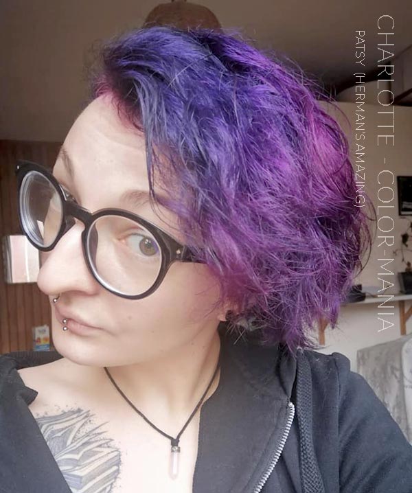 Merci Charlotte :) Coloration Cheveux Violet Patsy Purple - Herman's Amazing | Color-Mania