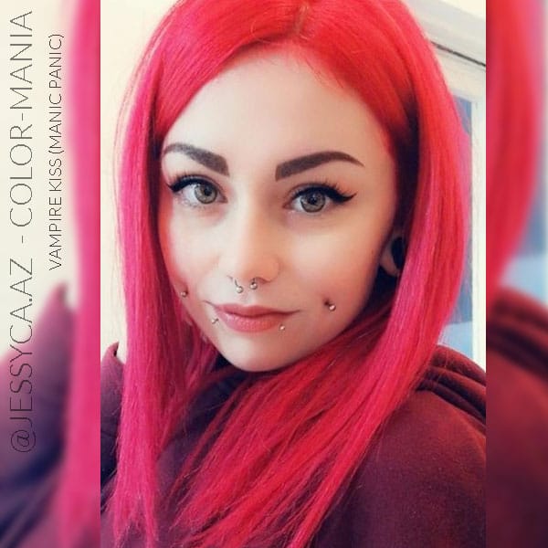 Merci @jessyca.az :) Coloration Cheveux Rouge Vampire's Kiss - Manic Panic | Color-Mania