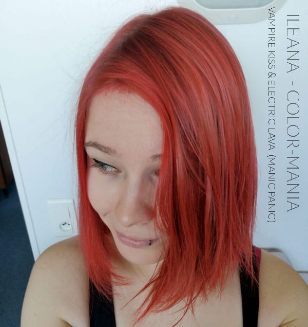 Merci Ileana :) Coloration Cheveux Rouge Vampire's Kiss - Manic Panic | Color-Mania