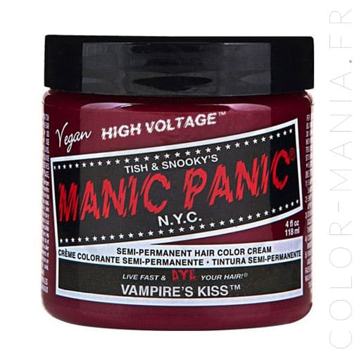 Coloration Cheveux Rouge Baiser de Vampire - Manic Panic | Color-Mania