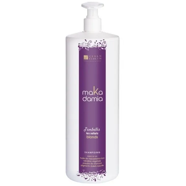 Shampoing Violet Cheveux Blonds - Makadamia 1 Litre | Color-Mania