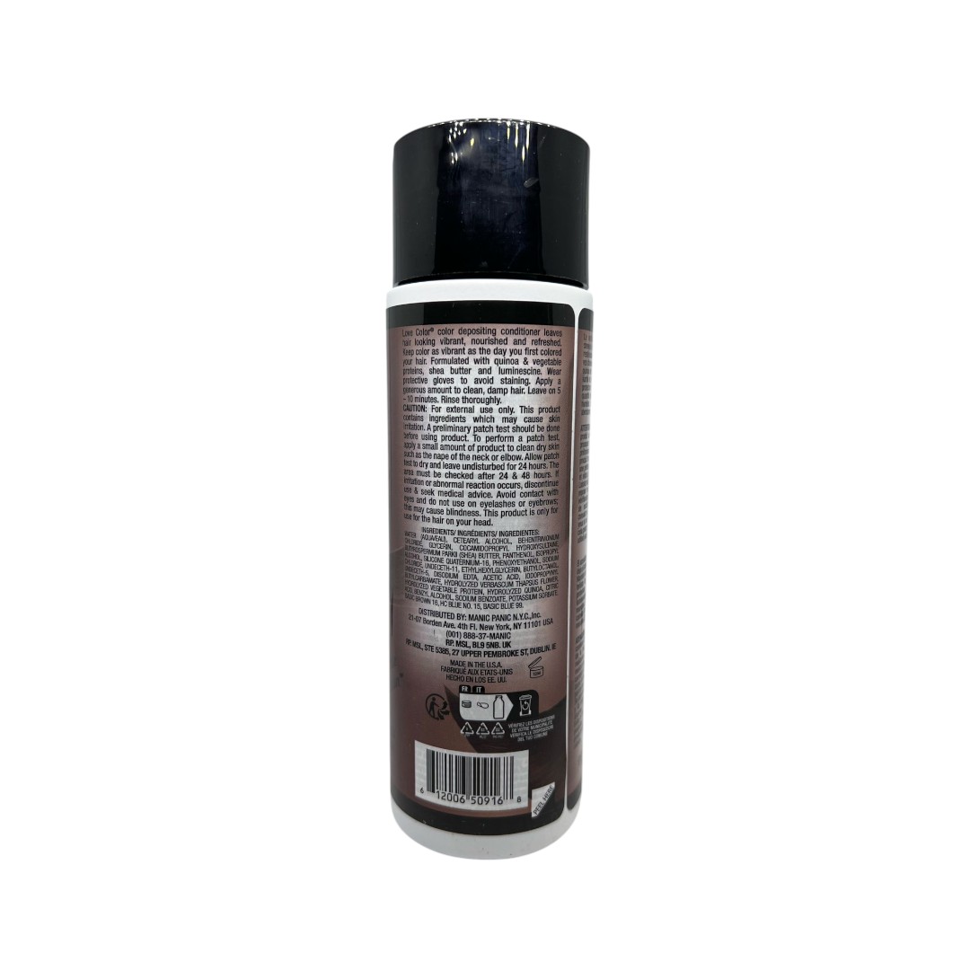 Apres shampoing colore Burmese Brown Ingredients Manic Panic