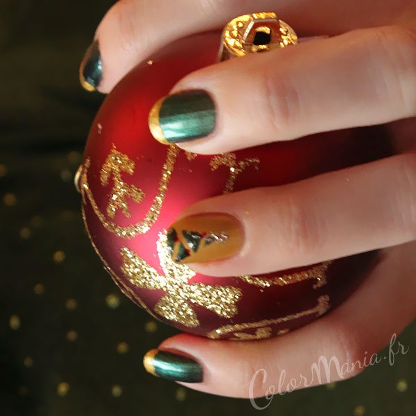 noel-sapin-nail-art-sapin-dore-vert-color-mania2