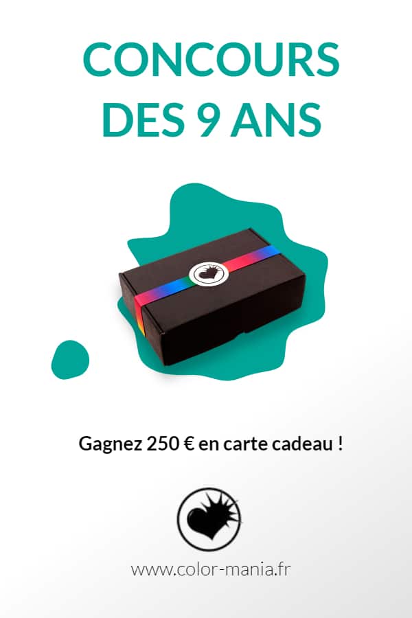 Anniversaire Color-Mania Gain du Concours