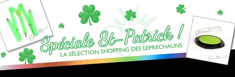shopping color mania vert spécial st patrick