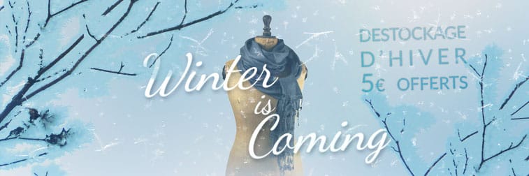 Winter is Coming : 5€ offerts sur le Déstockage Hiver ! | Color-Mania