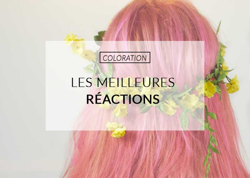 cheveux colorés color mania