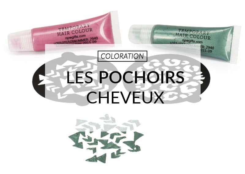 pochoir cheveux