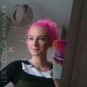 Léa et son Cotton Candy de Manic Panic