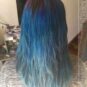 Merci Seiren :) Coloration Cheveux Violet Prune et Bleu Minuit – Directions, Pointes Atomic Turquoise - Manic Panic