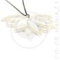 Collier Fleur de Lotus Transparent Irisé | Color-Mania