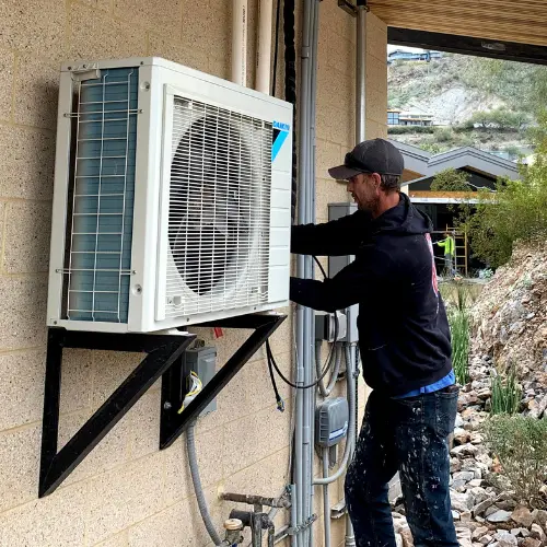 HVAC Project Portfolio 22 EPA certified Technician John is conducting a mini split ac repair in Phoenix, Arizona