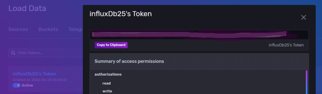 Influx Token