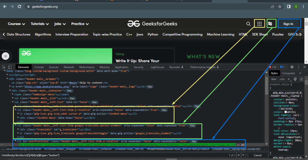 Xpath on end screen