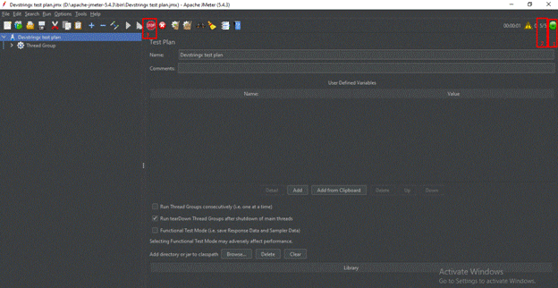 Deliver test plan