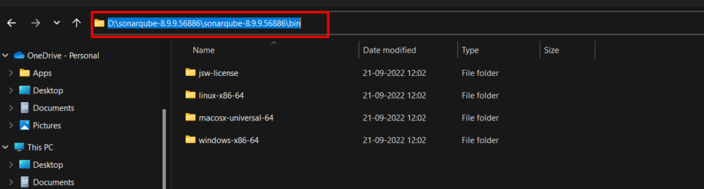 Sonarqube path