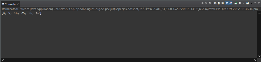 Console Stream Java App