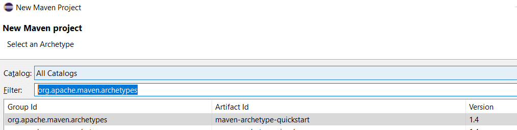 Image of New Maven Project