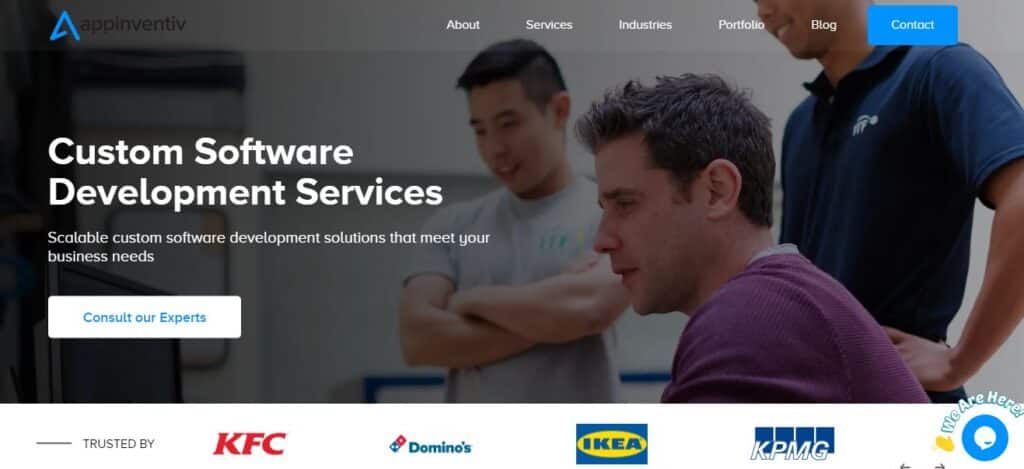 image of appinventiv software development