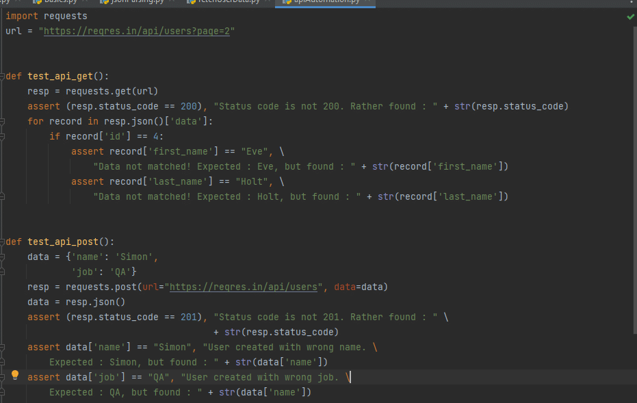 Image of Test API Post