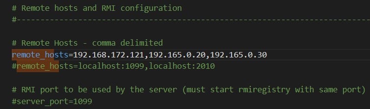 RMI Configuration Image