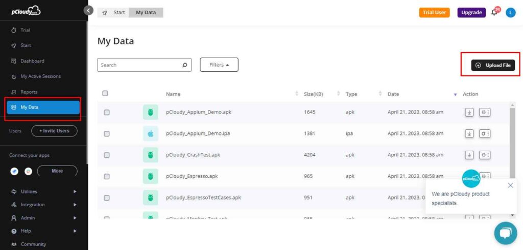 Image of pCloudy Data