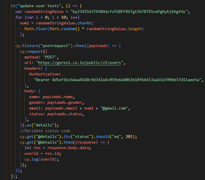 image of test data